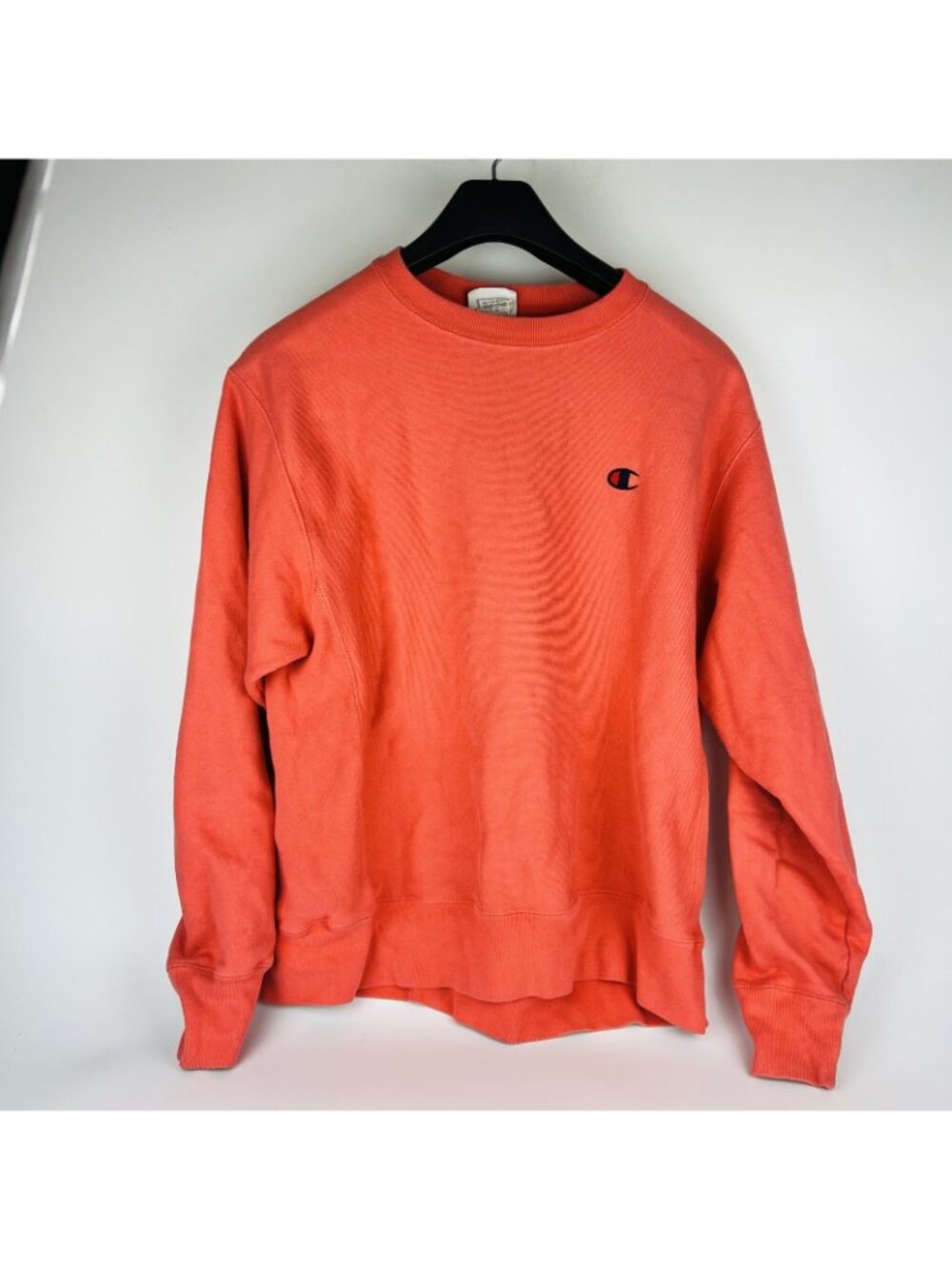 Vintage Champion Reverse Weave Crewneck Sweatshirt Large Orange - Picture 4 of 5